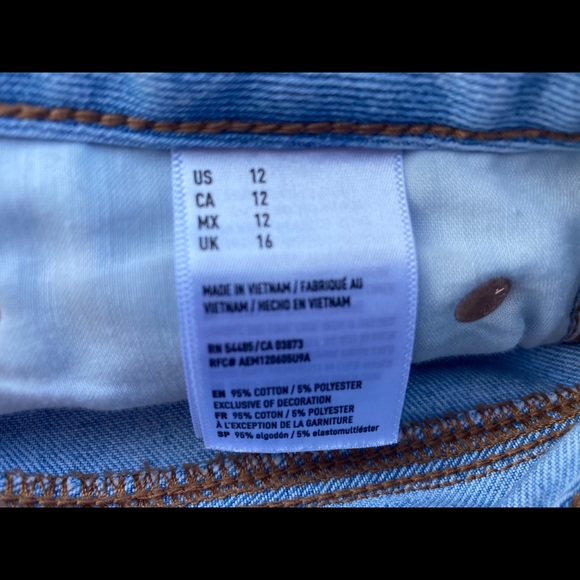 ⚜️American Eagle Jean Skirt Size 12⚜️ - Picture 6 of 6